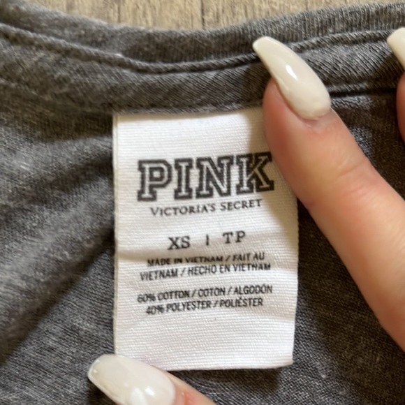 Victoria's Secret Beach Bound #Pink Spring Break Tank, Cropped NWT SALE XS - Picture 3 of 4